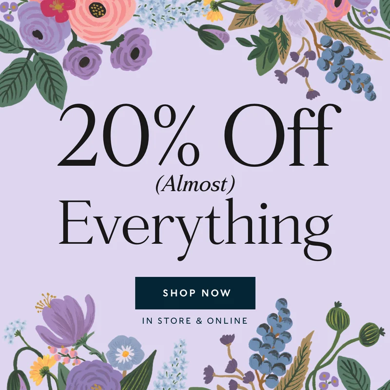 20% Off Almost Everything
