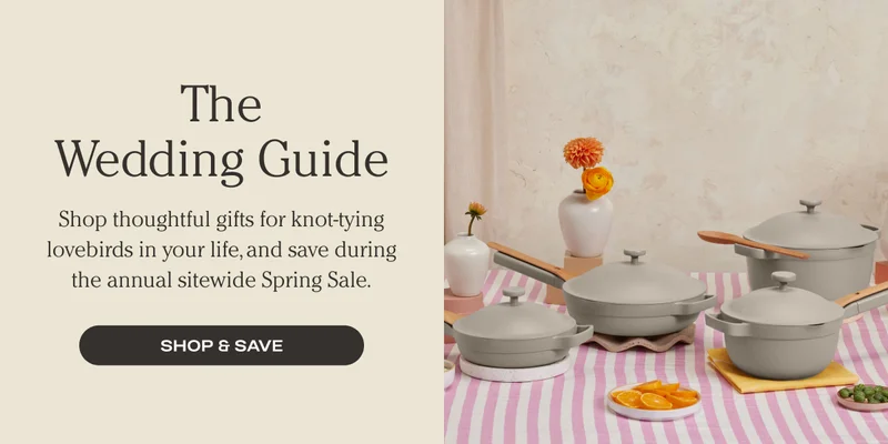 THE WEDDING GIFT SHOP IS LIVE DURING OUR ANNUAL SPRING SALE