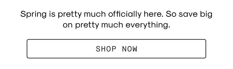 spring sitewide sale
