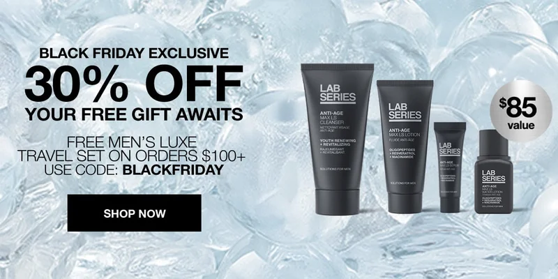 BLACK FRIDAY EXCLUSIVE 30% OFF YOUR GIFT AWAITS | FREE MEN'S LUXE TRAVEL SET ON ORDERS $100+ | USE CODE: discount code