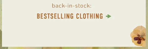 back-in-stock bestselling clothing
