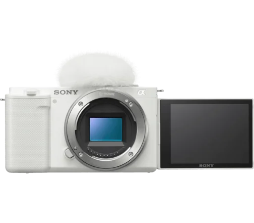 Sony Alpha  Mirrorless Vlog Camera (White)