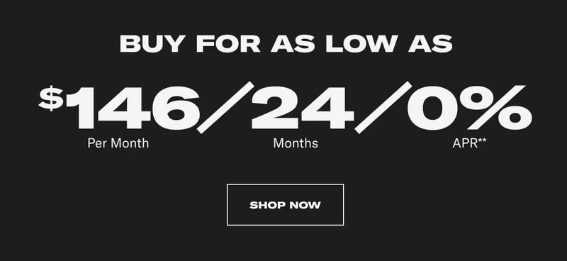 BUY FOR AS LOW AS $146 Per Month | 24 Months | 0%  APR**