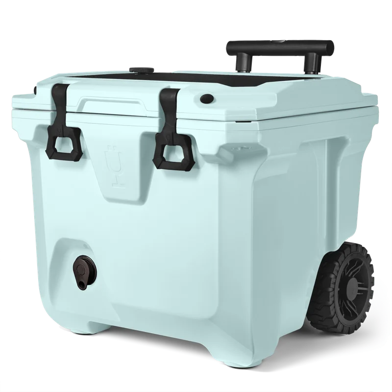 Image of BrüTank 35-Quart Rolling Cooler | Blue Agave