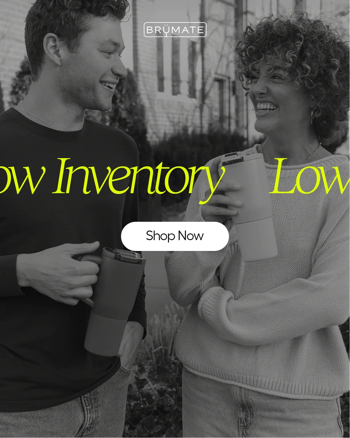 BrüMate Logo - Low Inventory - Shop Now