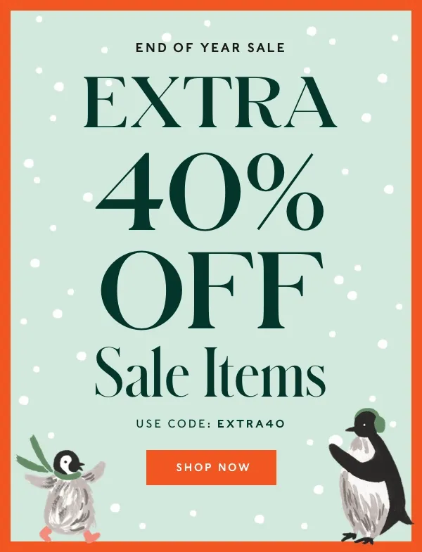Extra 40% Off Sale Items