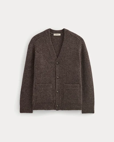 Image | The Cloud Relaxed Cardigan | Heathered Burgundy