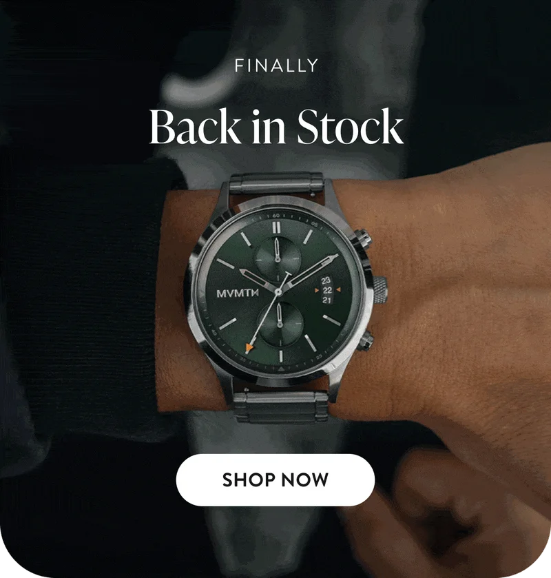 BACK IN STOCK