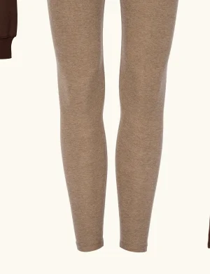Spacedye Caught In The Midi High Waisted Legging in Sand Swept Heather