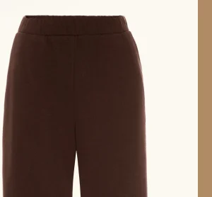 LuxeFleece Wide Leg Pant in Espresso