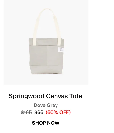 Springwood Upcycled Canvas Tote
