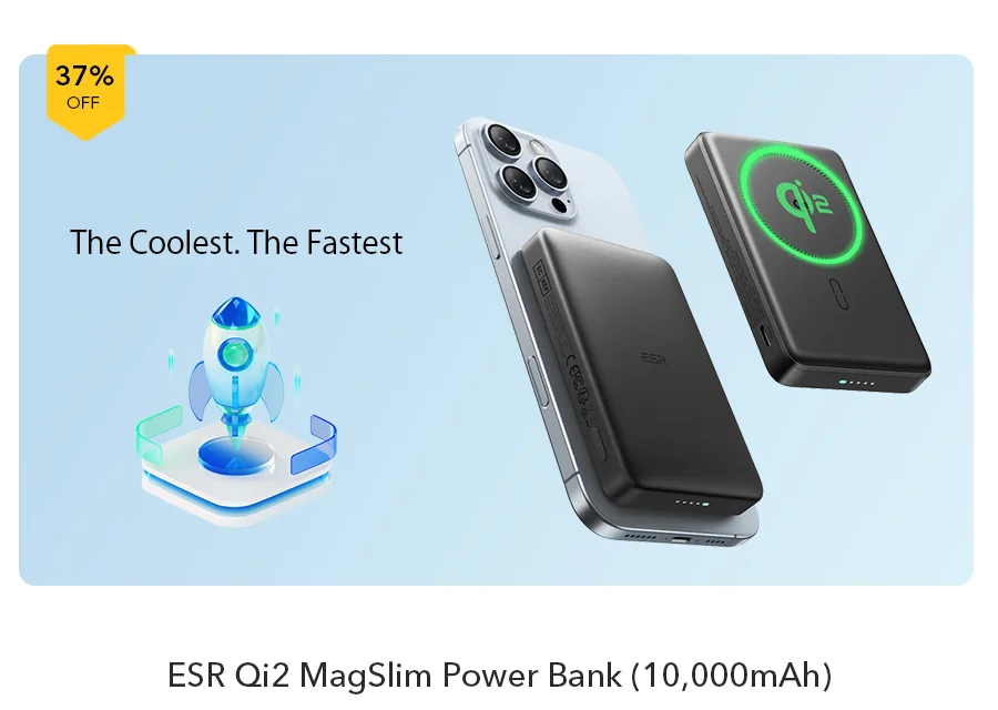 ESR Qi2 MagSlim Power Bank (10000mAh)