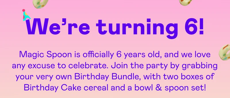 We're turning 6!