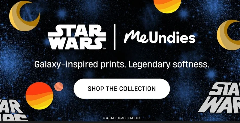 Star Wars MeUndies | Galaxy inspired prints | Shop The Collection