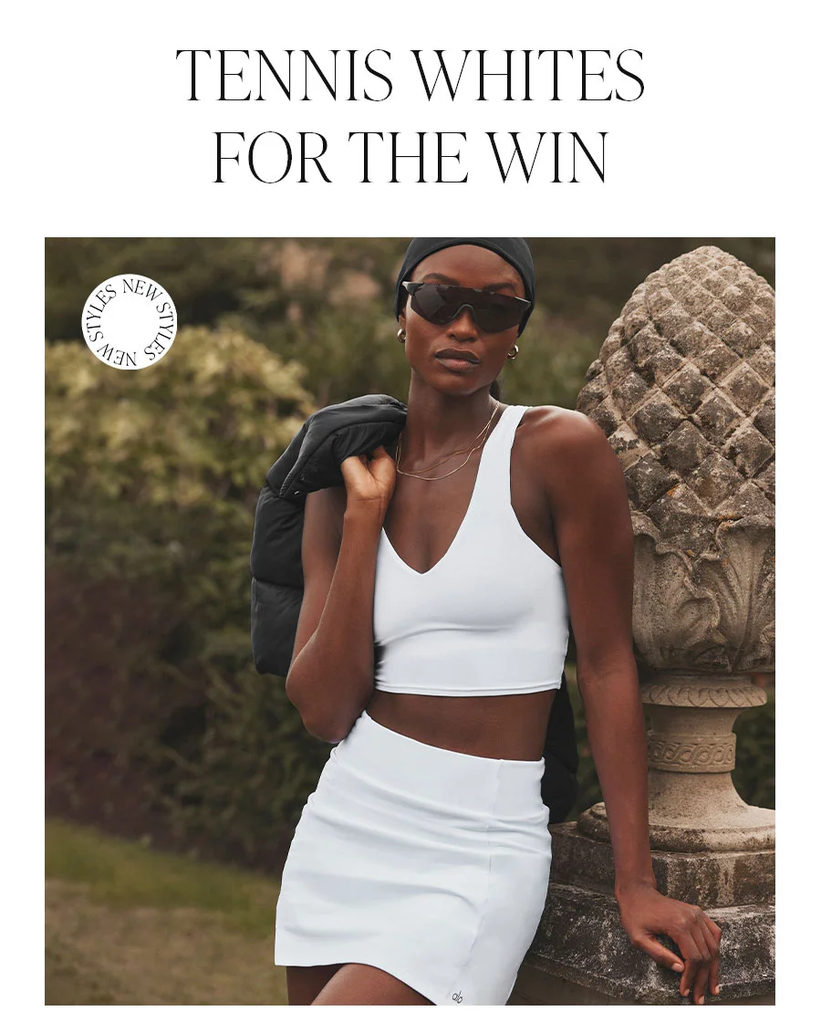 TENNIS WHITES FOR THE WIN