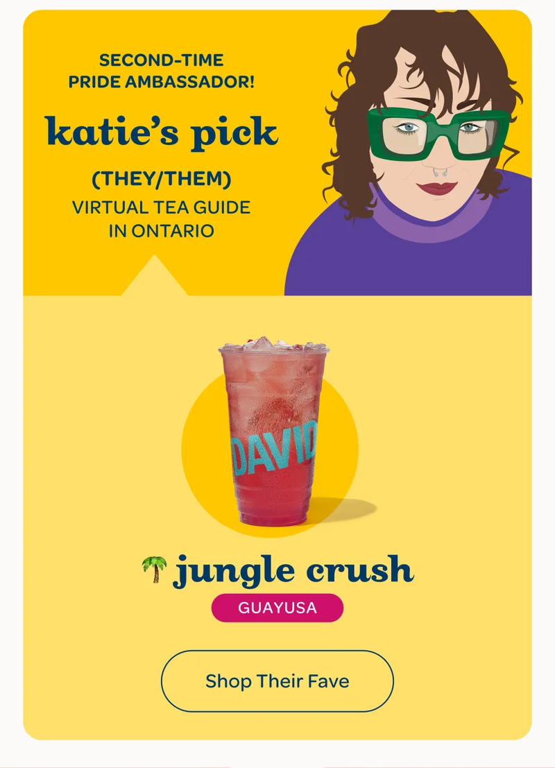 Katie’s pick, Virtual Tea Guide in Ontario - Jungle Crush - Shop her fave