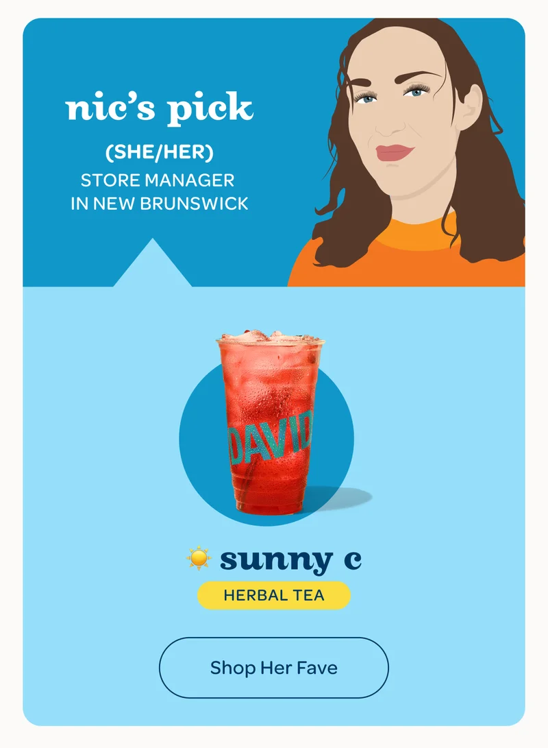 Nic’s pick, Store Manager in New Brunswick - Sunny C - Shop her fave