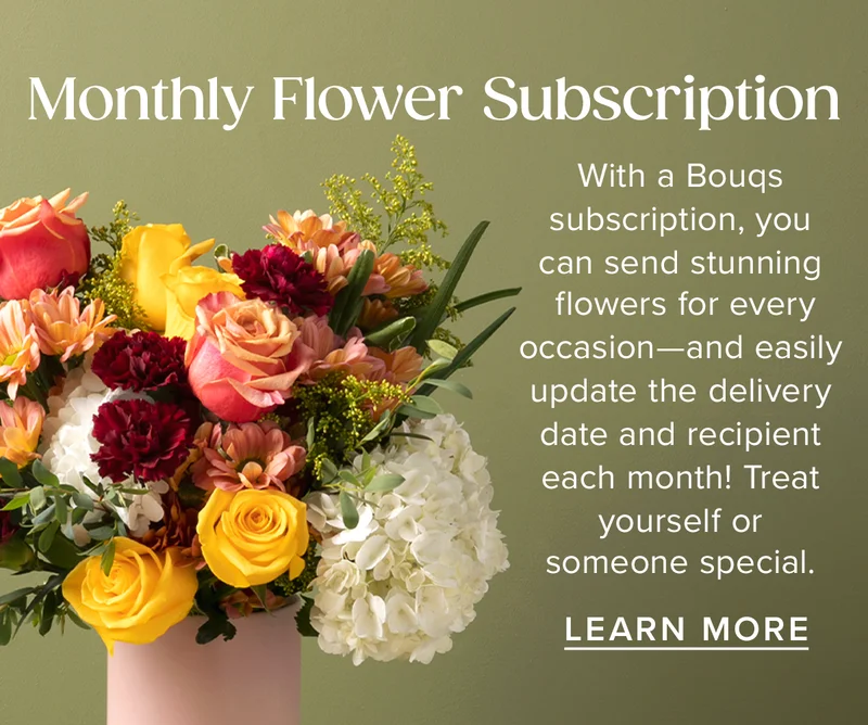 Monthly Flower Subscriptions