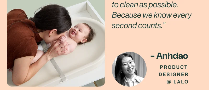 Designed to be easy to clean as possible. Because we know every second counts .