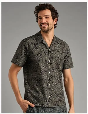 State of Mind Camp Collar Shirt