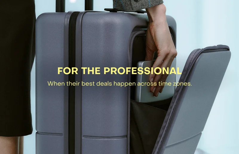 FOR THE PROFESSIONAL. When their best deals happen across time zones.