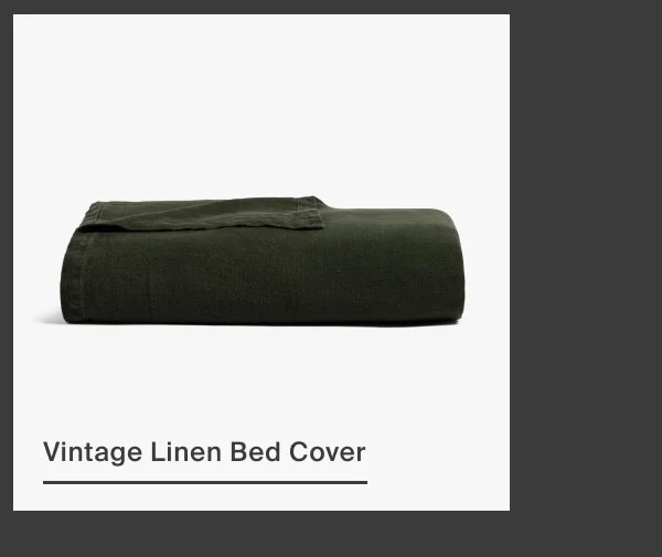 Vintage Linen Bed Cover