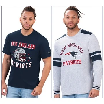 NFL Officially Licensed Short & Long Sleeve T-Shirt Set