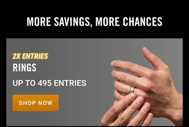 Rings Up to 495 Entries | Shop Now