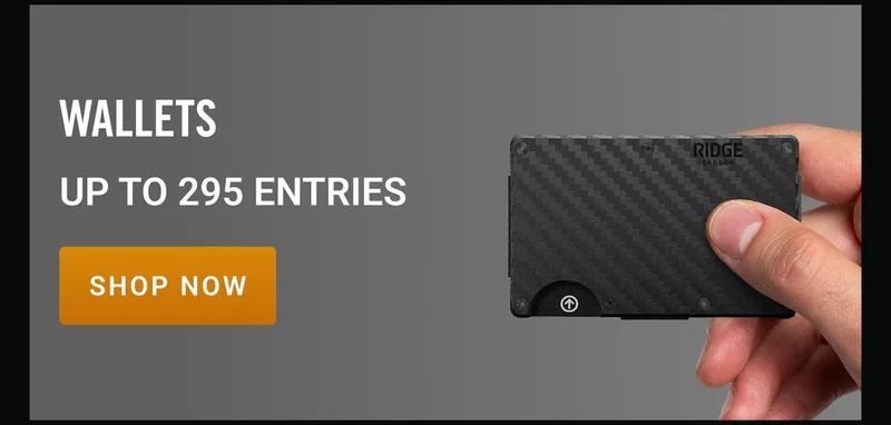 Wallets Up to 295 Entries | Shop Now