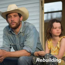 Josh O'Connor and Lily LaTorre appear in Rebuilding by Max Walker-Silverman, an official selection of the 2025 Sundance Film Festival. | photo by Jesse Hope.