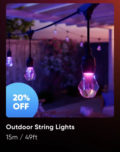 outdoor string lights