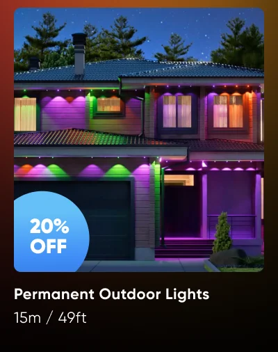 permanent outdoor lights