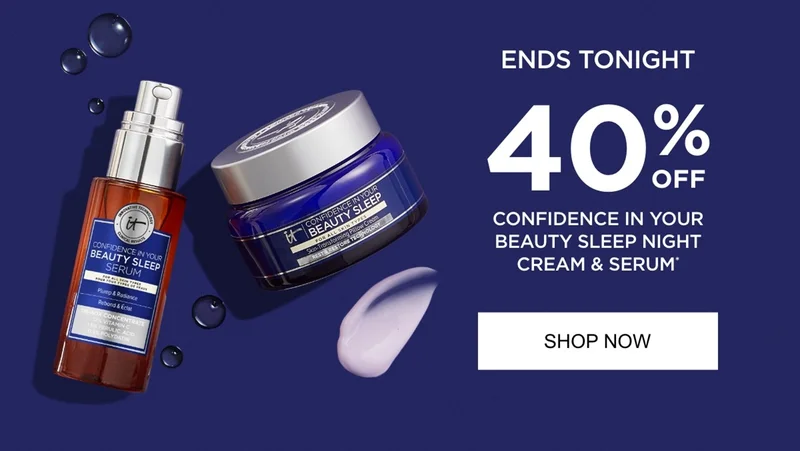 Confidence in your beauty sleep night cream and serum