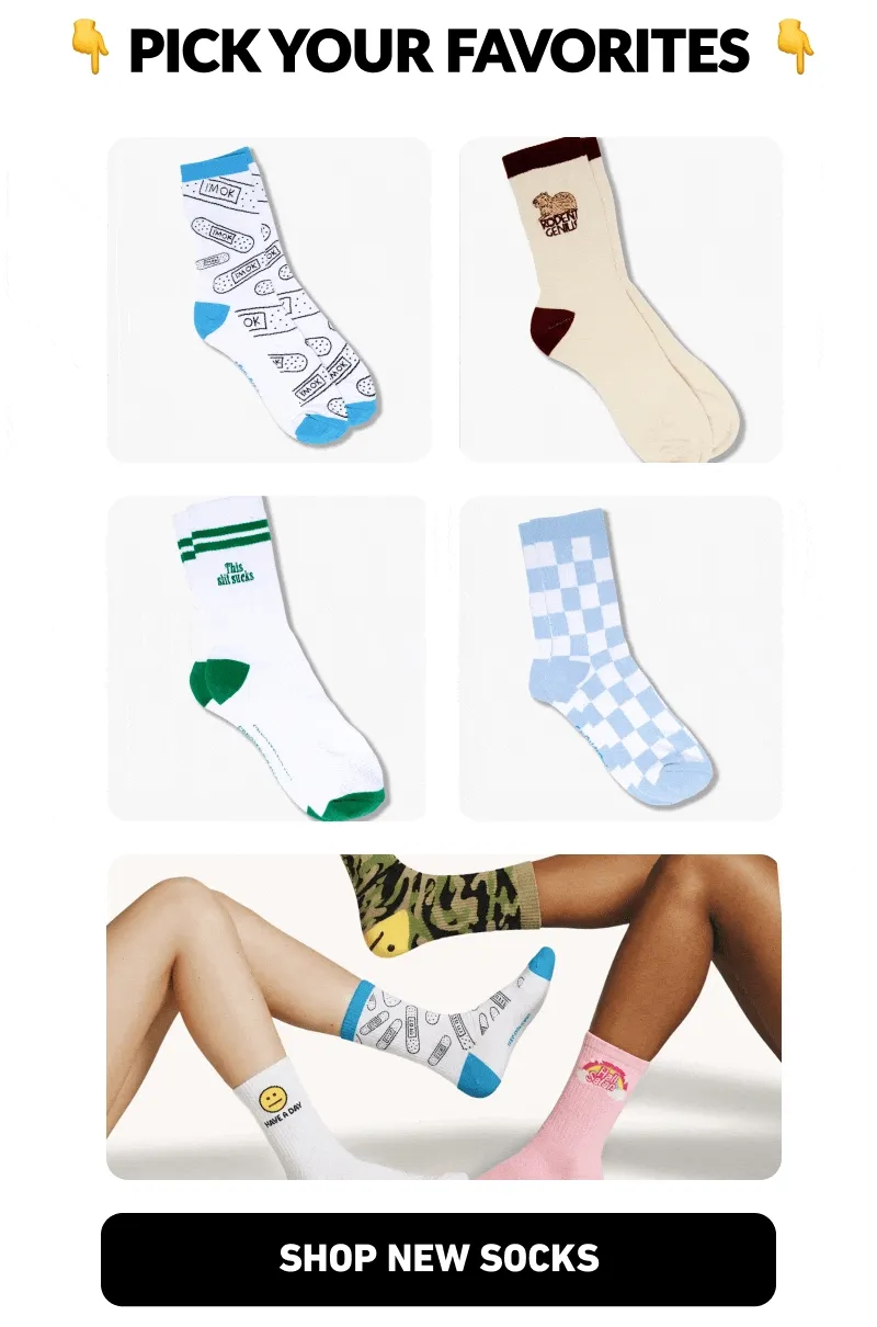 Shop new socks