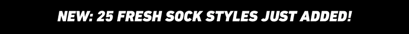 New: 25 fresh sock styles just added!
