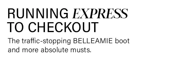 Running express to checkout