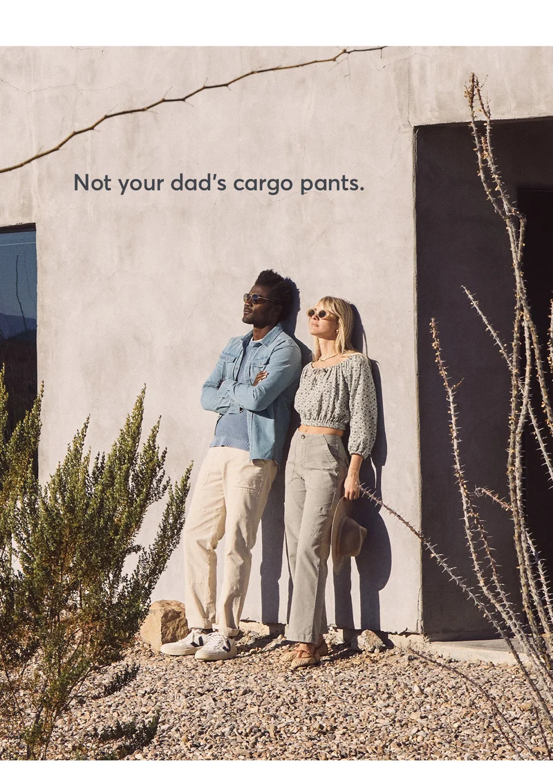 Not your dad's cargo pants.