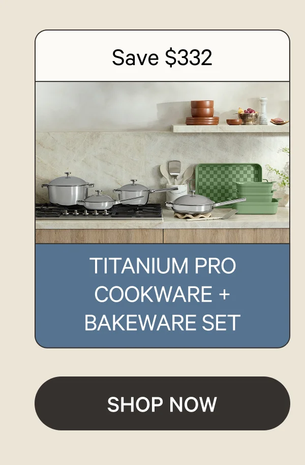 Titanium Pro Cookware + Bakeware Set