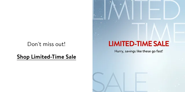 Limited-time sale.