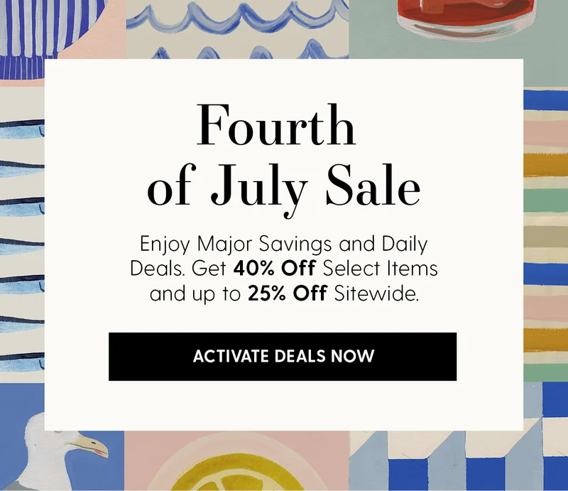 Fourth of July Sale | Enjoy Major Savings and Daily Deals. Get 40% Off Select Items and up to 25% Off Sitewide | Activate Deals Now