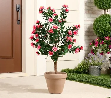 Wicker Park 3' Faux Azalea Tree