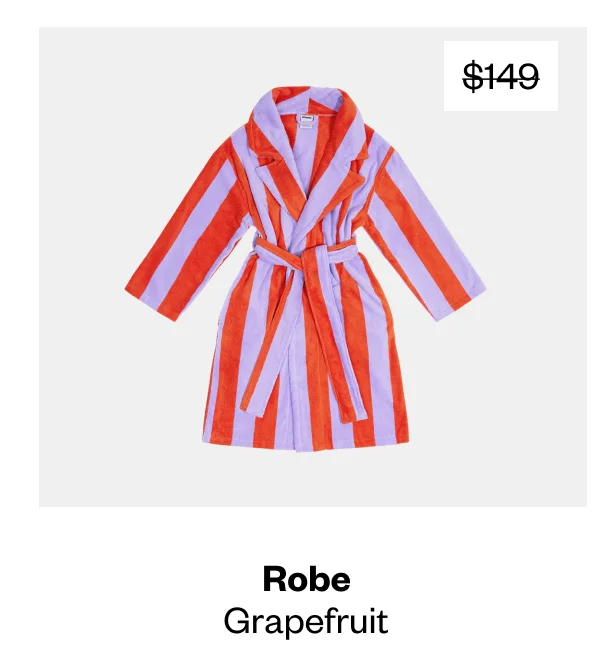 Shop - Robe - Grapefruit