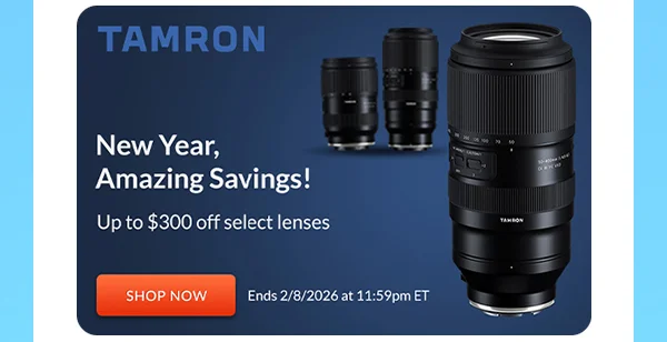 TAMRON | New Year, Amazing Savings! | Shop Now