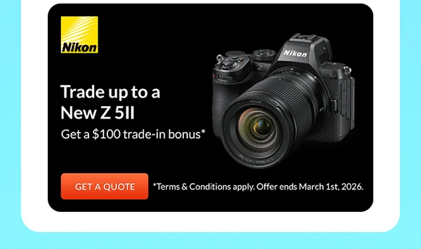 Nikon Trade up to a New Z 5II | Get a Quote