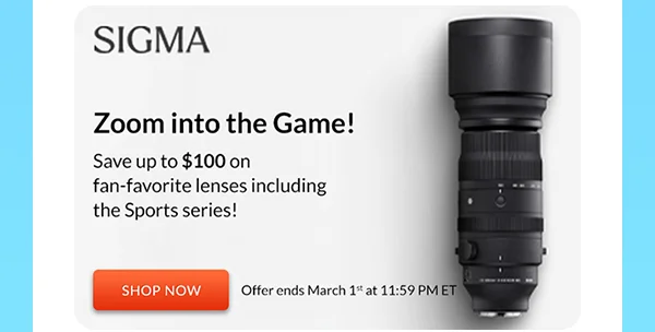 Sigma | Zoom into the Game! | Shop Now
