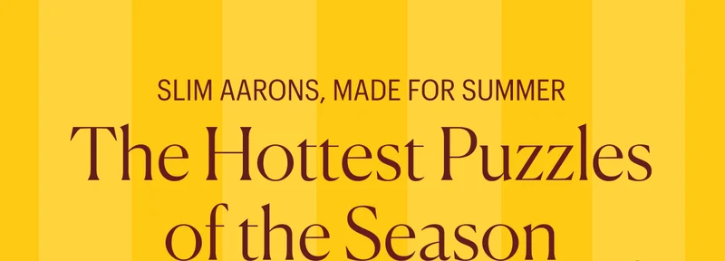 Slim Aarons, Made for Summer: The Hottest Puzzles of the Season