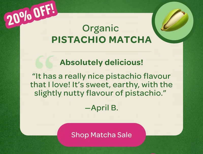 Organic Pistachio Matcha