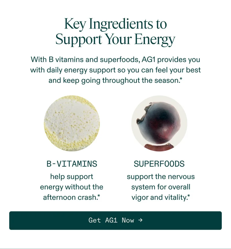 Key Ingredients to Support Your Energy