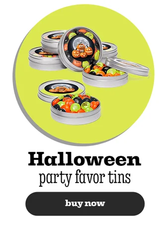 HALLOWEEN PARTY FAVOR TINS
