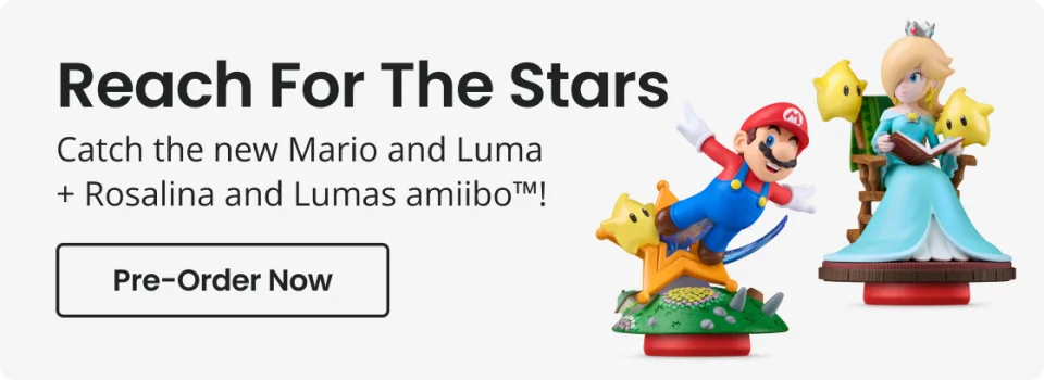 Reach For The Stars | Catch the new Mario and Luma + Rosalina and Lumas amiibo™! | Pre-Order Now
